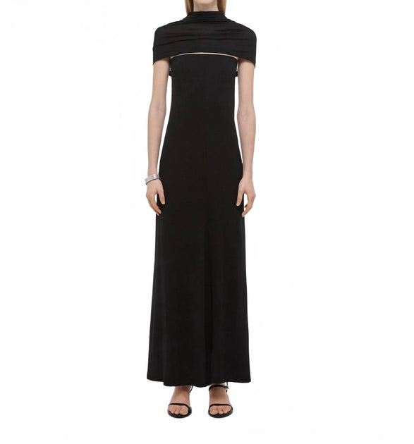 Helmut Lang Sash Maxi Dress Black Medium 2