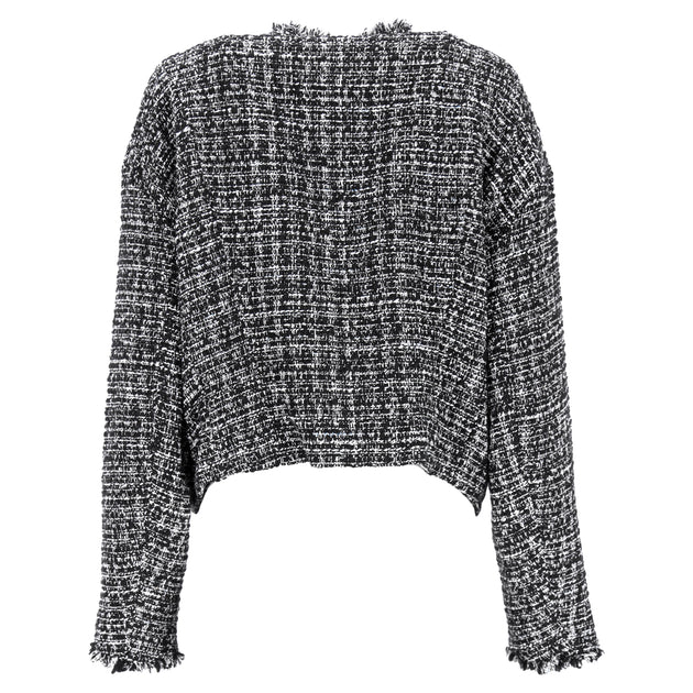 Iro Oluna Tweed Buttoned Jacket Black EU 38 4