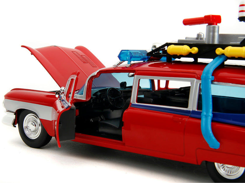 Jada 1959 Cadillac Ambulance Ecto-1 Red 1/24 2