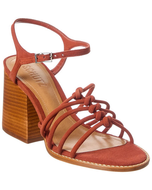 Schutz Sandy Sandal Orange US 7.5 2