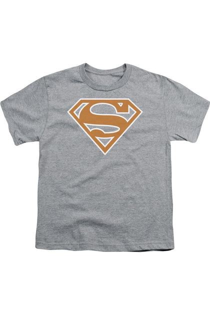 Gildan Superman Shield Short Sleeve T-Shirt Grey Medium 2