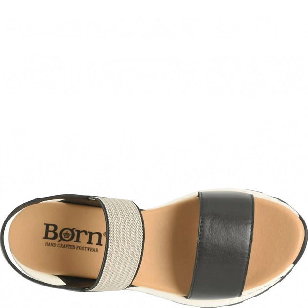 Born Mimi Sandals Black US 10 3