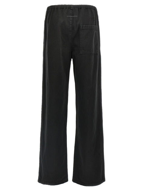 パンツ Mm6 By Maison Margiela Delave Cotton Drawstring Pants With 0be4f3f2441e440197faed0d668cb4