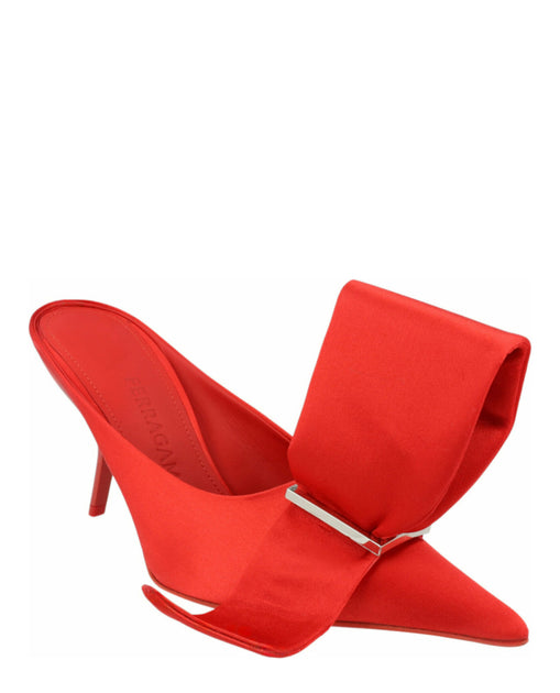 Salvatore Ferragamo Emii 85 Mules Orange US 8 3