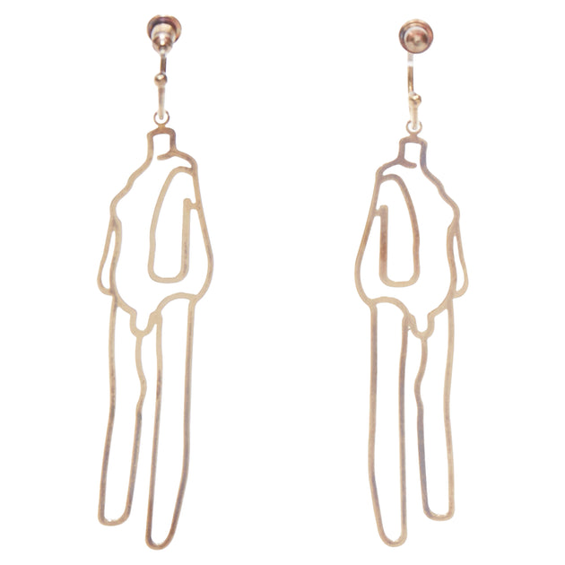 Simone Rocha Hauser Wirth Gold Earrings ShopSimon Simone Rocha Hauser Wirth Gold Earrings ShopSimon
