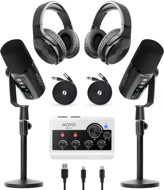 Movo Podcast Equipment Bundle Black 2