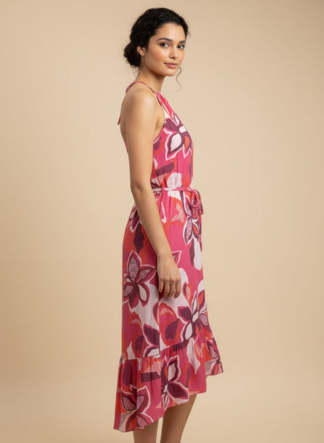 TRUEDAMES Mlle Gabrielle Dress Pink Small 3