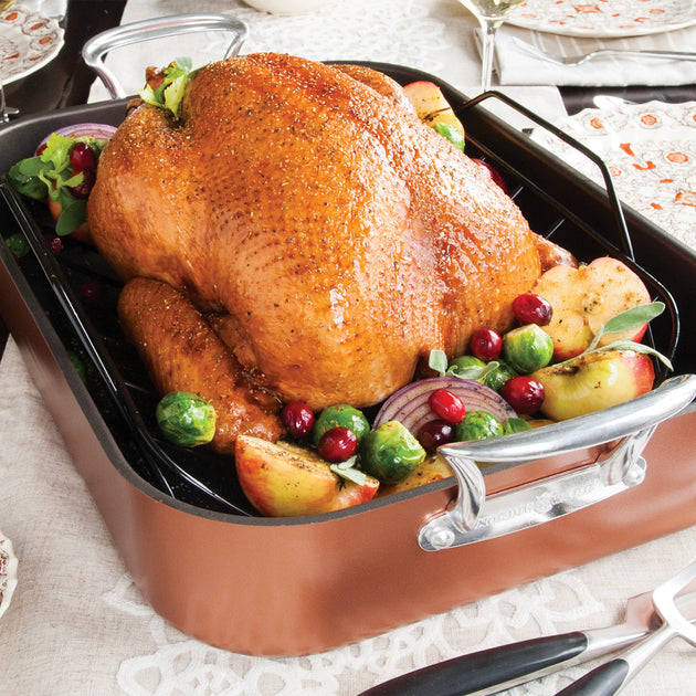 Plat à rôtir à dinde Nordic Ware avec gril 4