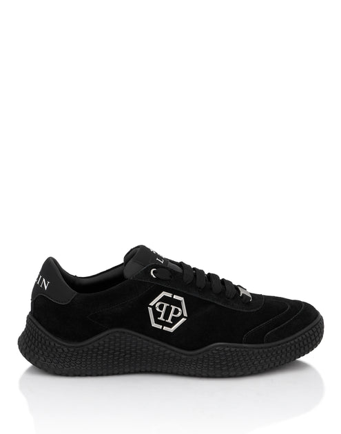 Philipp Plein Suede Runner Hexagon Black 40 4