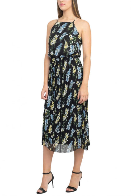 Sam Edelman Pleated Dress Blue US 6 3