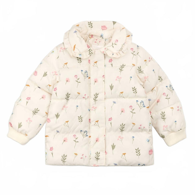 Miles the Label Girl's Puffer Jacket White US 4 2