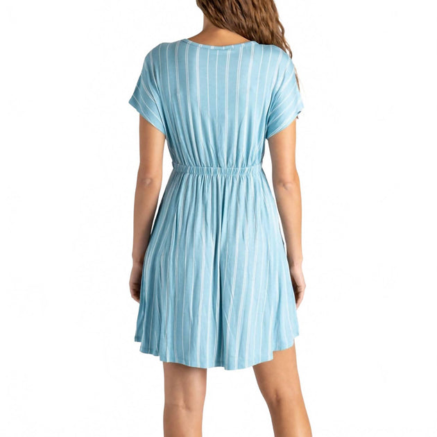 DM Merchandising Boardwalk Minikleid Blau Large 3