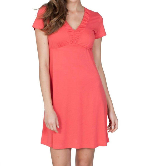 Twelve Eighty Eight Elizabeth Short Sleeve Dress Pink Medium 2