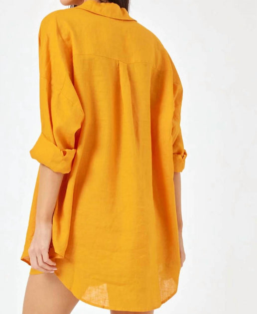 L Space Rio Tunic Top Yellow XSmall/Small 3