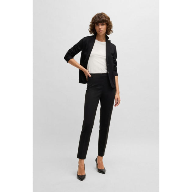 Boss Regular-fit Trousers Black US 0 3