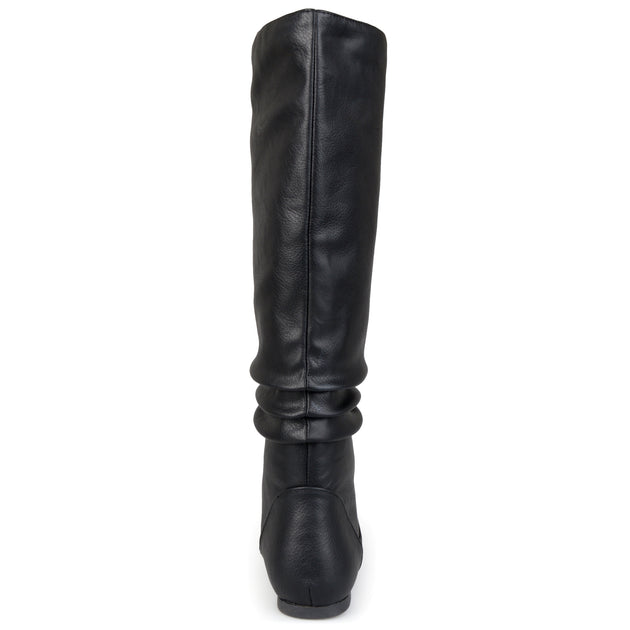 Journee Collection Jayne Wide Calf Boot Grey US 8.5 4
