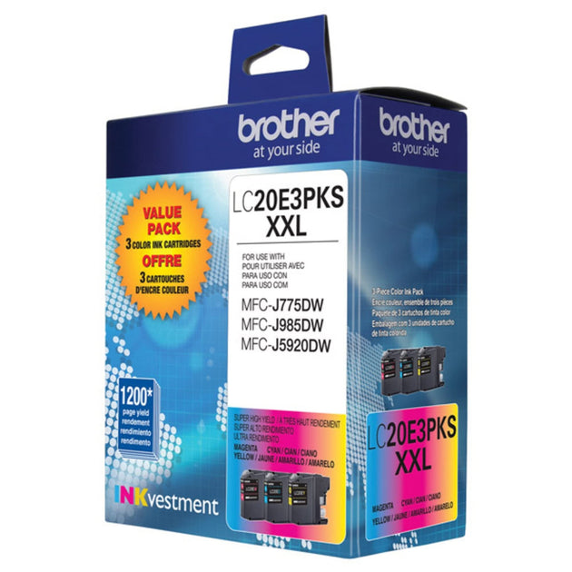 Brother LC20EC Cyan Magenta Blue Tintenpatrone 4