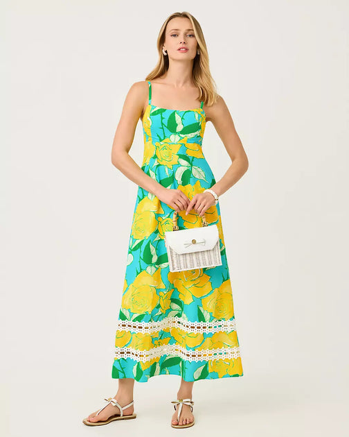 Lilly Pulitzer Haliey Midi Dress Multi US 12 4