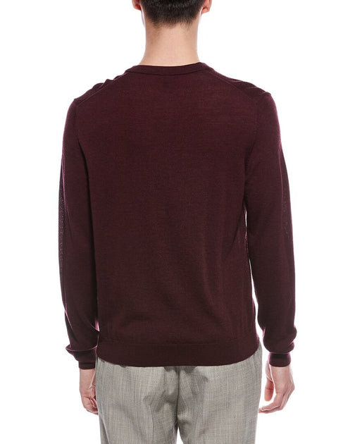Bruno Magli V-Neck Sweater Red Size XXL 3