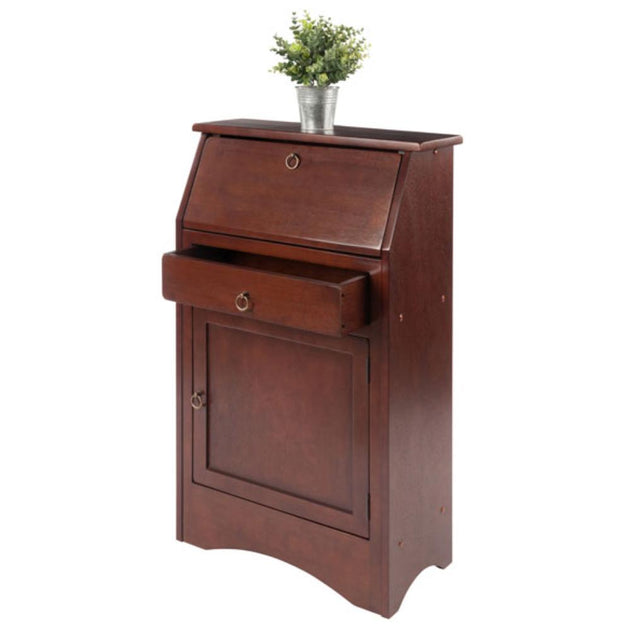 Hivvago Secretary Desk Walnut 4