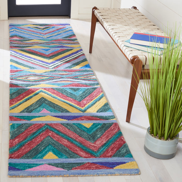 Safavieh Metro MET251 Area Rug Red/Blue 3