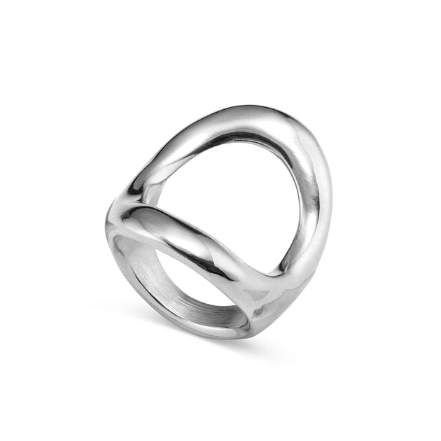 UNOde50 Golden Oval Ring Gold US 6 4