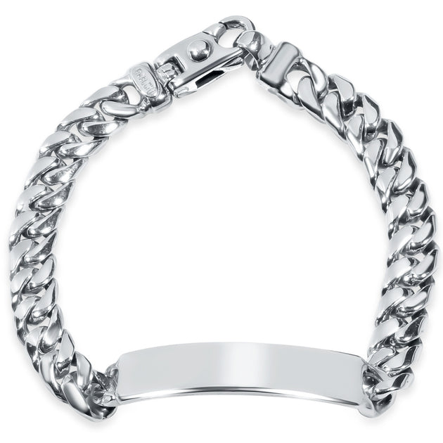 Pompeii3 Cuffed Link Bracelet Silver 8.5in 2