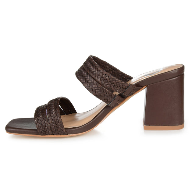 Journee Collection Natia Pump Brown US 6.5 3