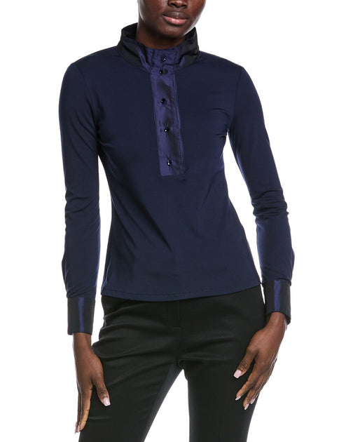 Carla Ruiz Placket Shirt Blue US 4 2