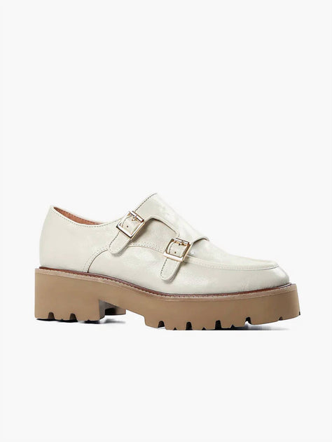 ALL BLACK Wide Pelt Lugg Loafer White EU 37 2