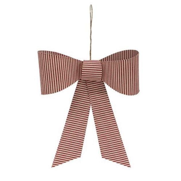 Hivvago Hanging Bow Red White Striped 3
