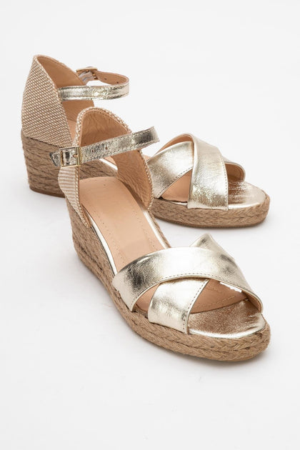 Forever & Always Shoes Miria Platform Espadrille Multi US 6 3