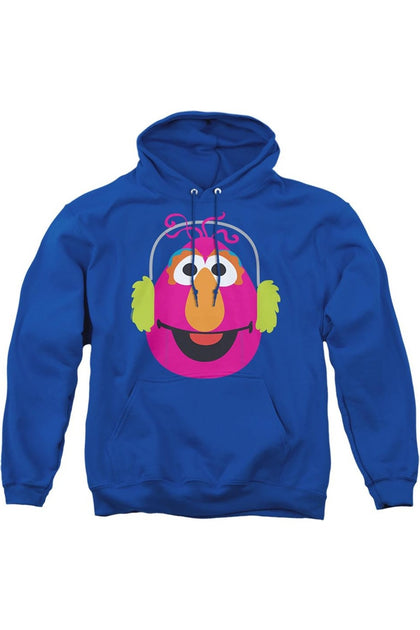 Gildan Sesame Street Nussknacker Telly Monster Kapuzenpullover Blau Medium 2