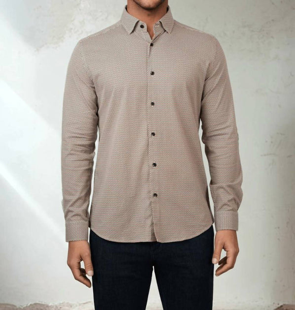 Stone Rose Nova Micro Weave Shirt Multi Medium 2