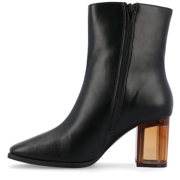 Journee Collection Clearie Booties White US 9.5 3