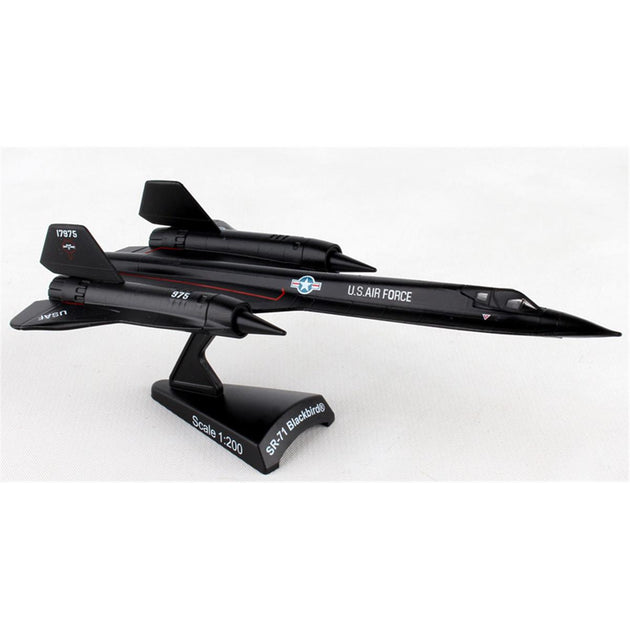 Daron SR-71 Blackbird Airplane Model Black 1/200 2