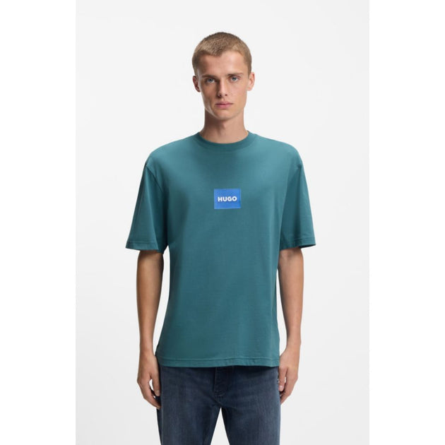 Hugo Boss Logo-print T-shirt Blue Small 4