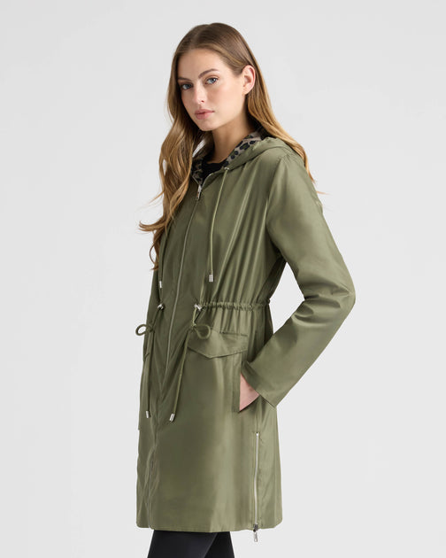 Ellen Tracy Women's Reversible Coat Multi X-Small 4