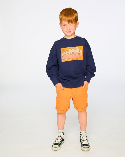 Deux par Deux Sweatshirt Dunkelblau US 12 4