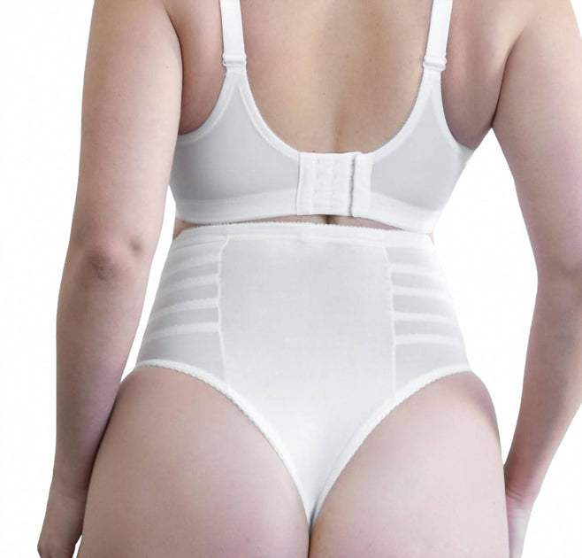Rago High Waist Shaping Thong White 2X 4