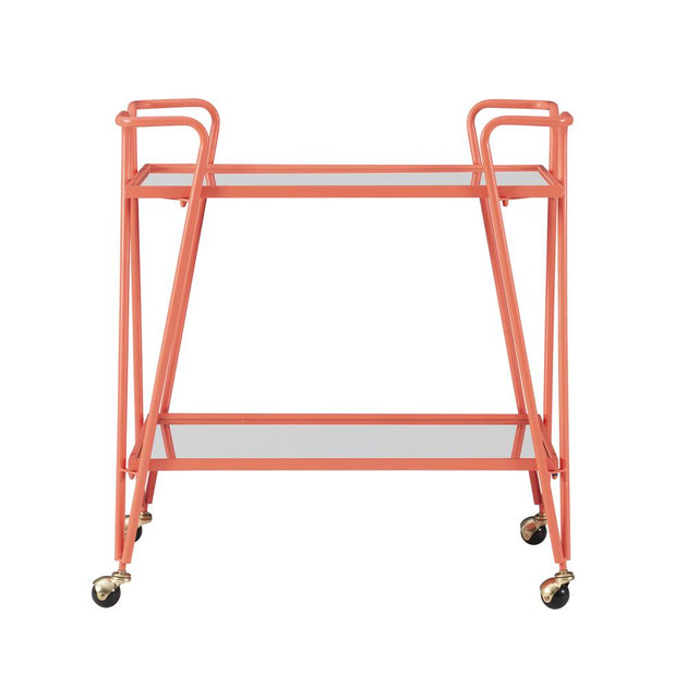 Linon Coral Bar Cart Gold 3