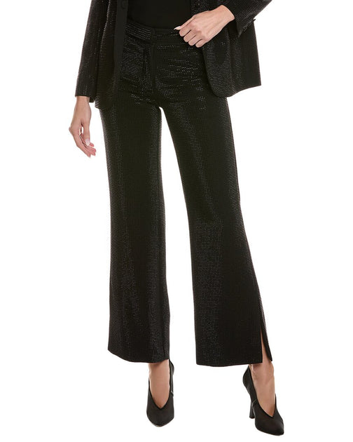 Elie Tahari Briella Rhinestone Pant Black US 16 2