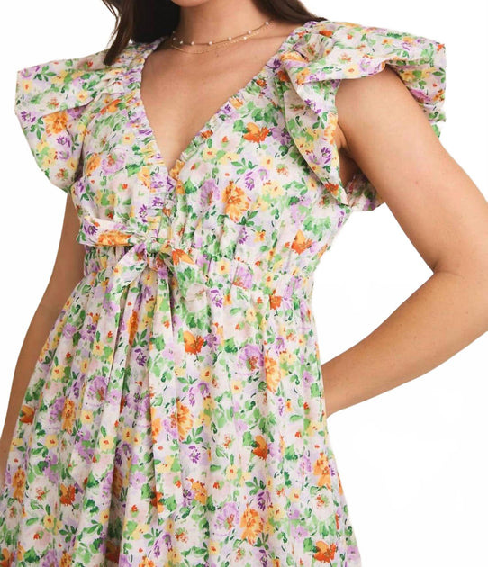 GILLI Adriana Mini Dress Multi 1X 3