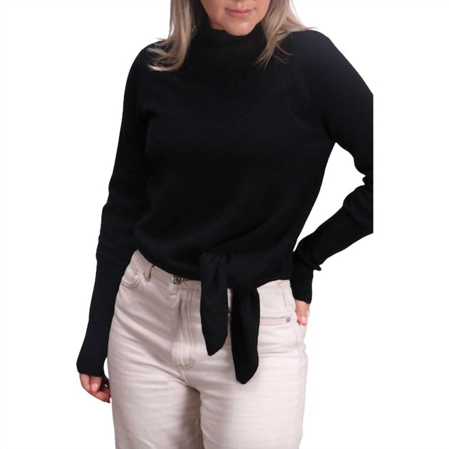 Pull à nouer devant Kinross Noir Small 2