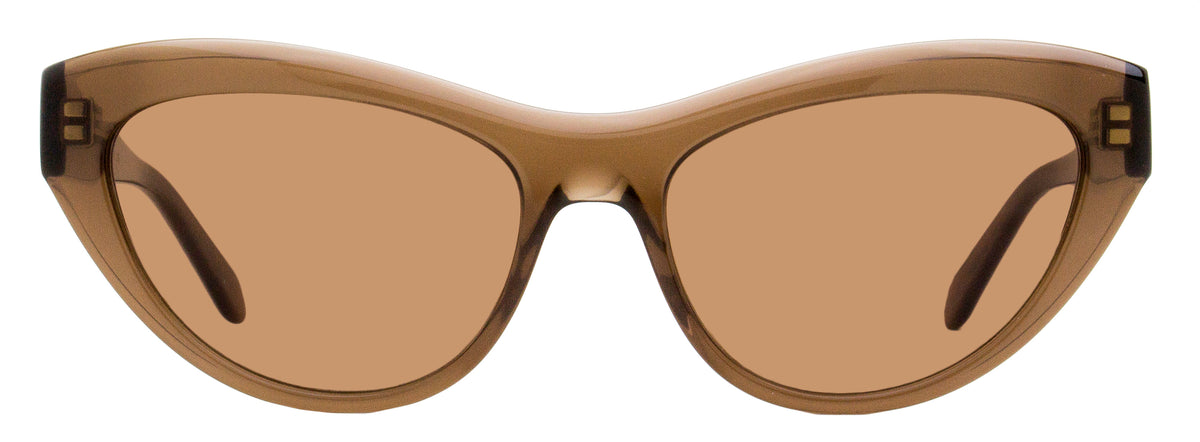 Salvatore Ferragamo SF1103S Sunglasses Transparent Brown Acetate Cat-Eye Ferragamo Cat Eye Sunglasses SF1103S 232 Transparent Brown  main image 2