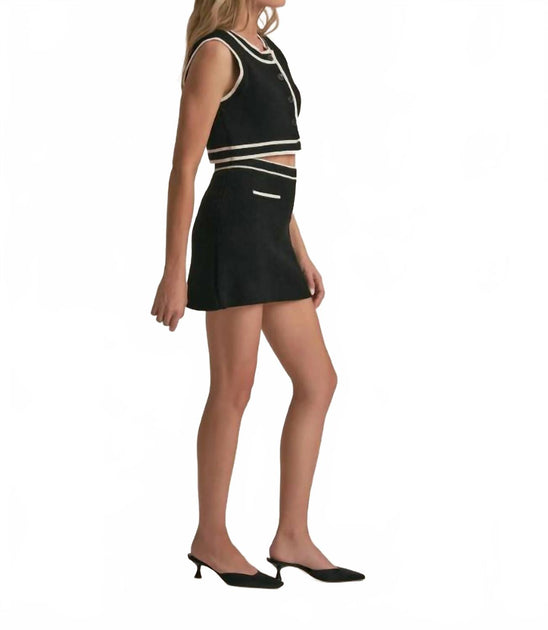 Favorite Daughter Meredith Skirt Black XSmall 3
