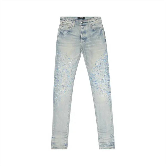 Amiri Crystail Painter Denim Jeans Blue US 32 Regular 3