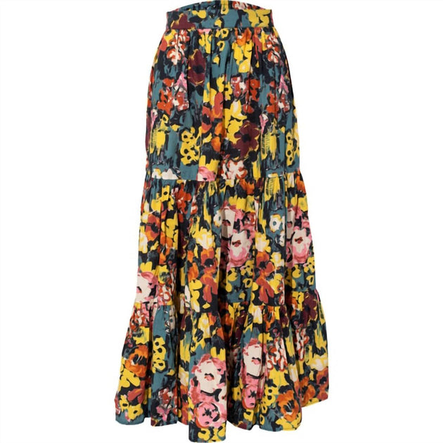 Cleobella Freya Ankle Skirt Multi Medium 4