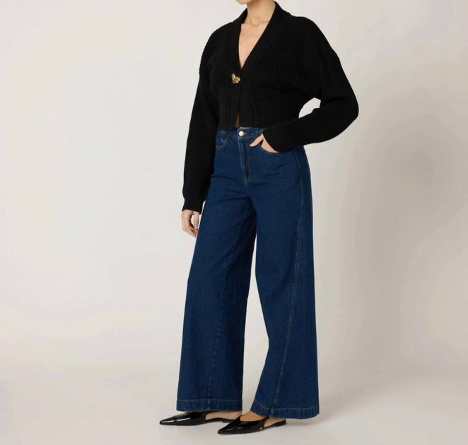 Cleobella Herz Strickjacke Blau XS 3