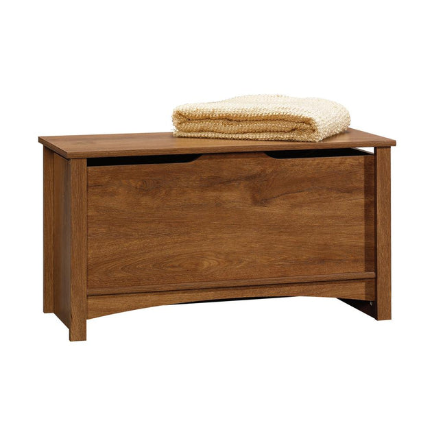 Sauder Shoal Creek Storage Chest Oiled Oak 2